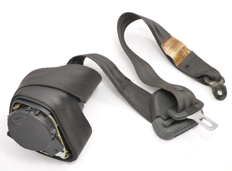 RH Rear Seat Belt SeatBelt 85-92 VW Jetta Golf MK2 Black ~ Genuine ~ 165 857 806