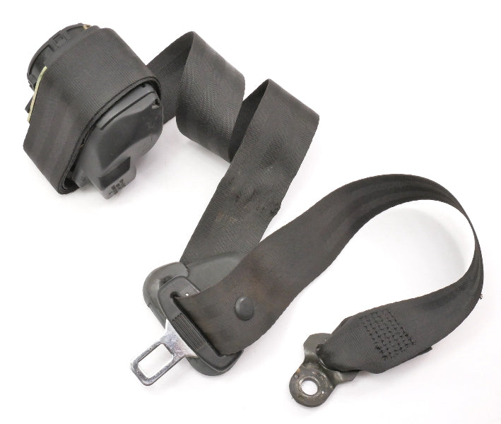 RH Rear Seat Belt SeatBelt 85-92 VW Jetta Golf MK2 Black ~ Genuine ~ 165 857 806
