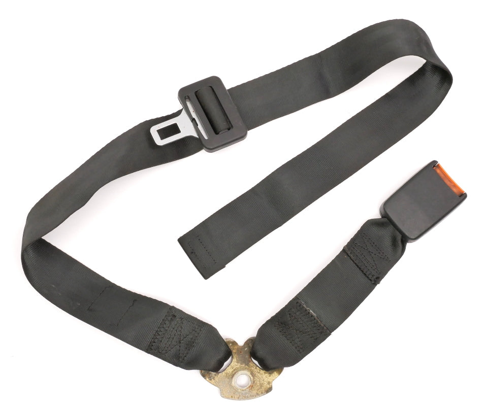 Center Rear Seat Belt Lap Belt & Receiver 85-92 VW Jetta Golf MK2 - 191 857 713