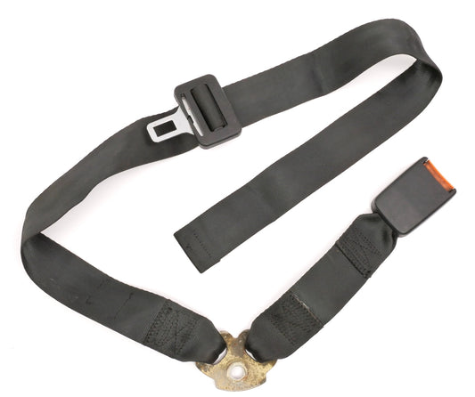 Center Rear Seat Belt Lap Belt & Receiver 85-92 VW Jetta Golf MK2 - 191 857 713