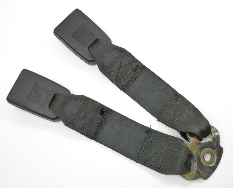 Rear Seat Belt Receivers 85-92 VW Jetta Golf GTI MK2 Black Genuine - 191 857 739
