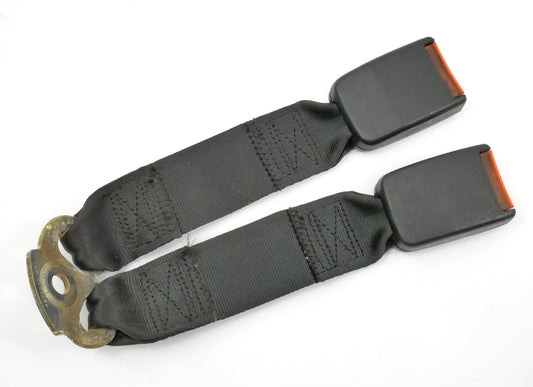 Rear Seat Belt Receivers 85-92 VW Jetta Golf GTI MK2 Black Genuine - 191 857 739