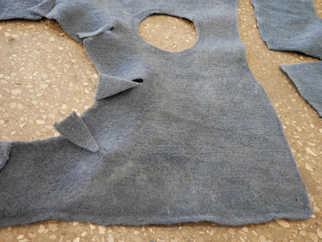 Custom Lower Trunk Hatch Floor Carpet Panel 85-92 VW Golf MK2 - Genuine