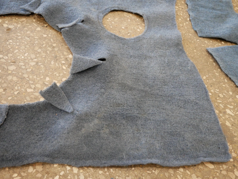 Custom Lower Trunk Hatch Floor Carpet Panel 85-92 VW Golf MK2 - Genuine
