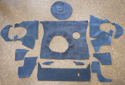 Custom Lower Trunk Hatch Floor Carpet Panel 85-92 VW Golf MK2 - Genuine