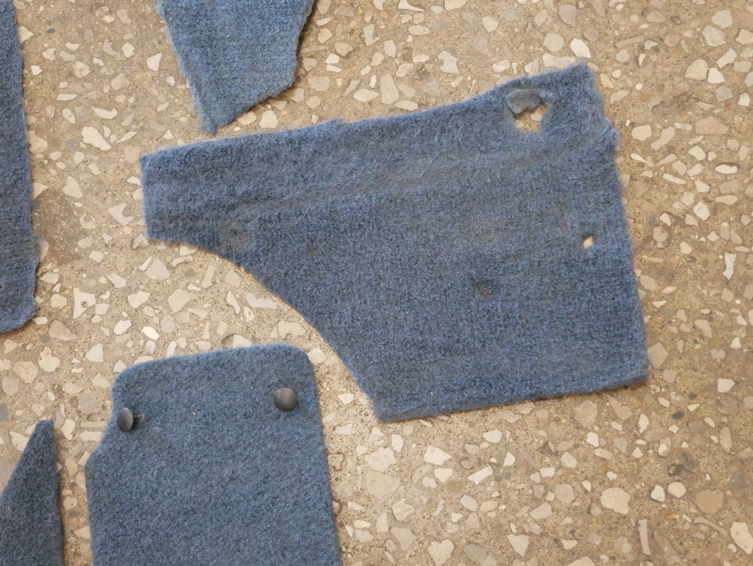 Custom Lower Trunk Hatch Floor Carpet Panel 85-92 VW Golf MK2 - Genuine