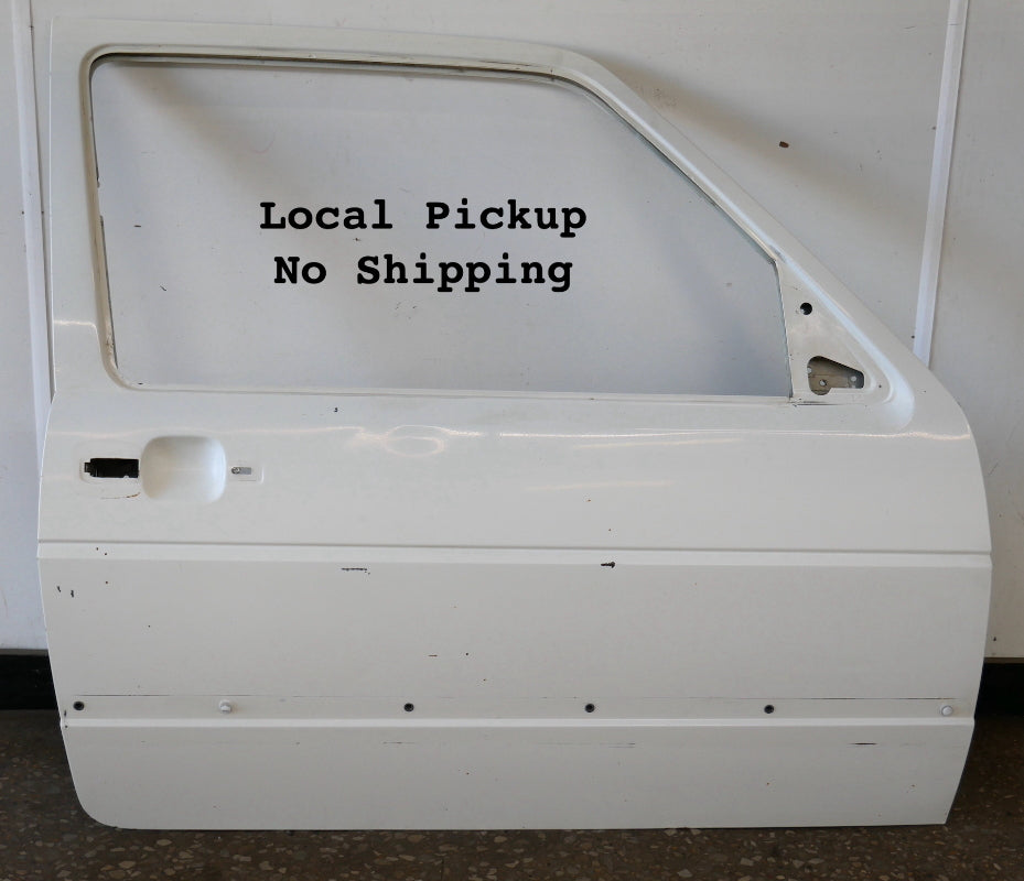 RH Front Door Shell 85-92 VW Jetta Coupe Golf GTI MK2 2DR L90E White - Genuine