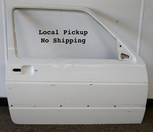 RH Front Door Shell 85-92 VW Jetta Coupe Golf GTI MK2 2DR L90E White - Genuine