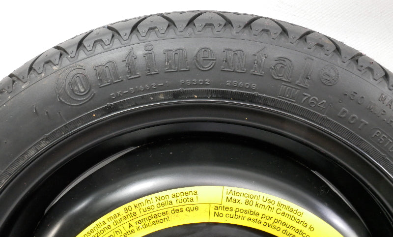 14" x 3.5" Spare Wheel Tire Donut Rim Jetta Golf GTI Cabrio MK3 - 1H0 601 027 C