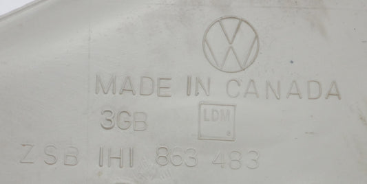 LH Lower Kick Interior Panel 93-99 VW Jetta Golf Cabrio MK3 Flint - 1H1 863 483