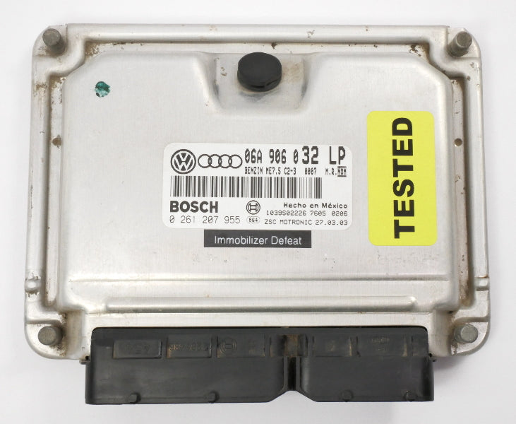 Immo Off ECU ECM Engine Computer 03 VW Jetta Golf GTI MK4 1.8T - 06A 9 ...