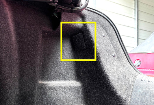 RH Tail Light Trunk Carpet Bulb Access Cover Cap 11-18 VW Jetta MK6 - Genuine -