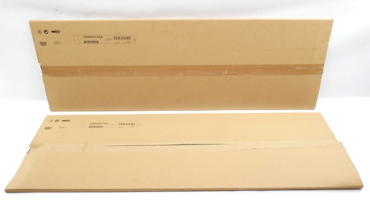 2x Ikea Forbattra White Cover Panels 15 x 42 1/2 402.664.08 21735