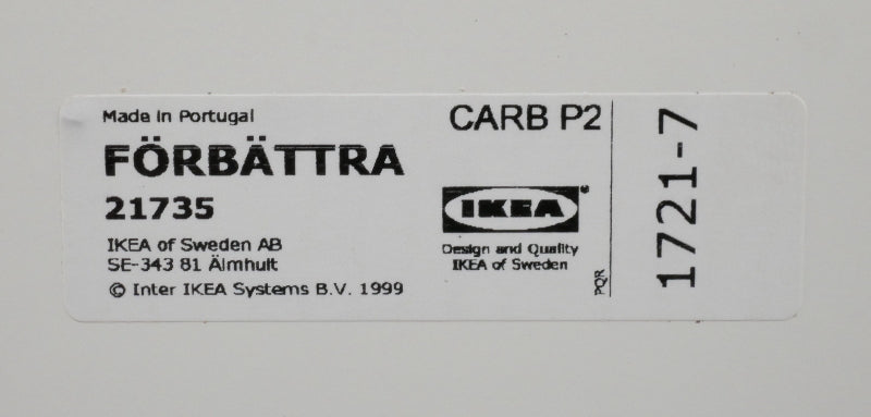 2x Ikea Forbattra White Cover Panels 15 x 42 1/2 402.664.08 21735
