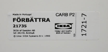 2x Ikea Forbattra White Cover Panels 15 x 42 1/2 402.664.08 21735