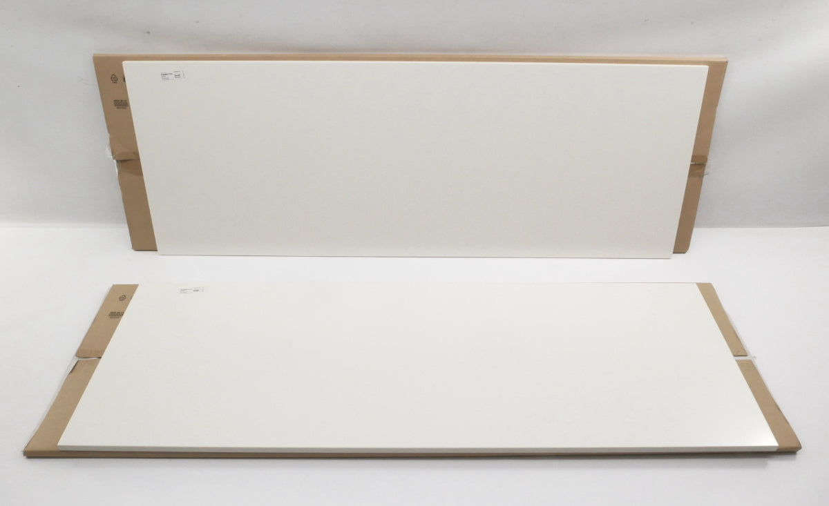 2x Ikea Forbattra White Cover Panels 15 x 42 1/2 402.664.08 21735