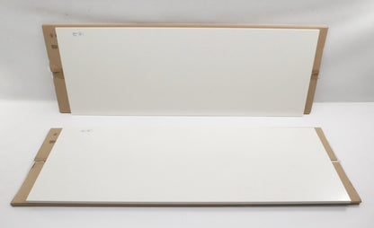 2x Ikea Forbattra White Cover Panels 15 x 42 1/2 402.664.08 21735