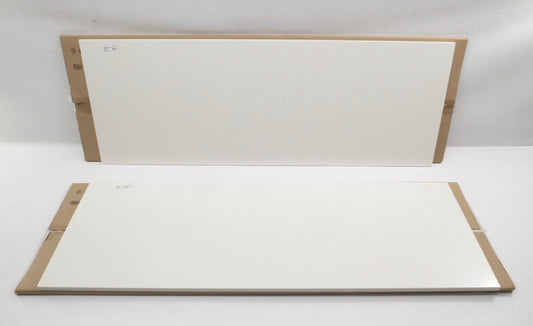 2x Ikea Forbattra White Cover Panels 15 x 42 1/2 402.664.08 21735