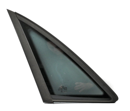 LH Rear Quarter Fixed Window Glass 02-05 Audi A4 S4 B6 Sedan - Genuine