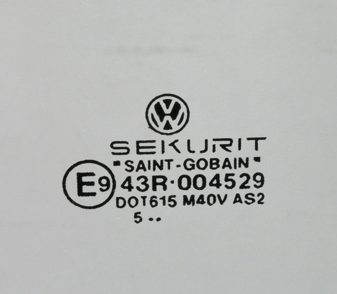 LH Rear Side Window Quarter Glass 03-10 VW Beetle Convertible - Genuine