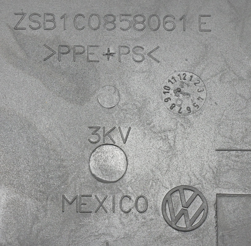 Center Upper Dash Trim Panel Cover 98-10 VW Beetle - Genuine - 1C0 858 061 E