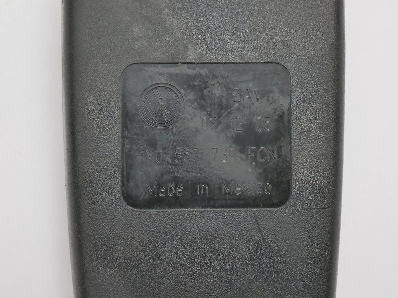Rear Seatbelt Buckle Receiver 03-10 VW Beetle Convertible - 1Y0 857 739 A