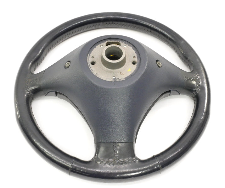 Navy Blue 3 Spoke Sport Steering Wheel 96-02 Audi A4 S4 B5 - Genuine - 4B0 880 201 G