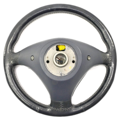 Navy Blue 3 Spoke Sport Steering Wheel 96-02 Audi A4 S4 B5 - Genuine - 4B0 880 201 G