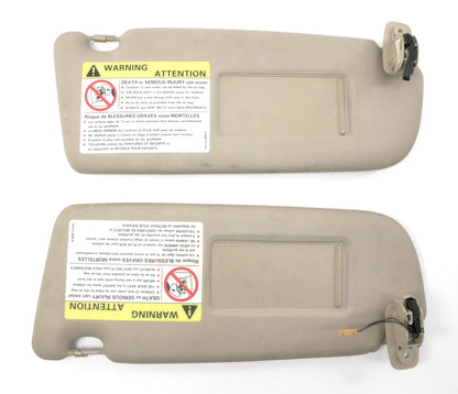 Sunvisor Sun Visor Set Homelink 96-01 Audi A4 B5 - Genuine - 8D0 857 552 / 551
