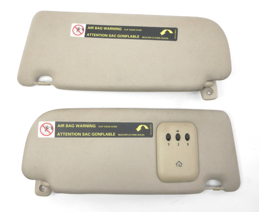 Sunvisor Sun Visor Set Homelink 96-01 Audi A4 B5 - Genuine - 8D0 857 552 / 551