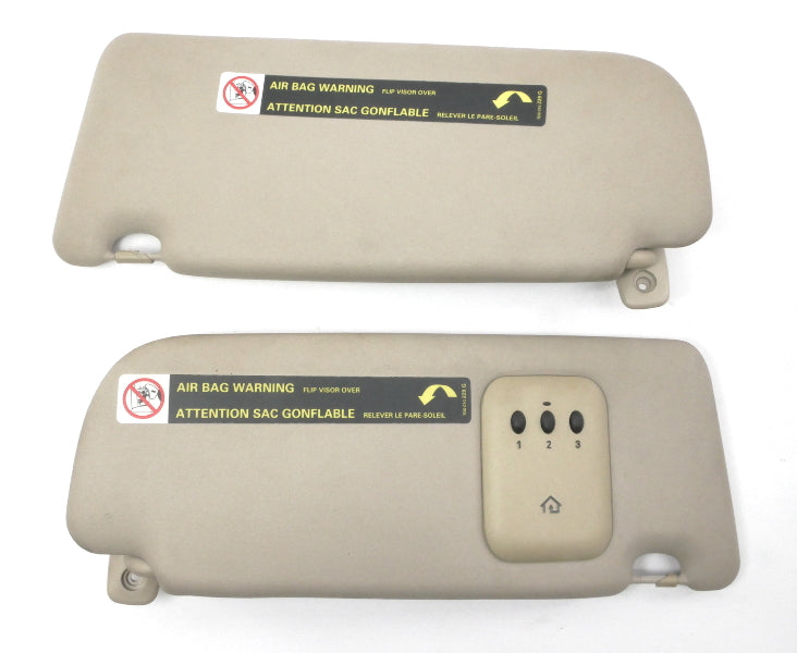 Sunvisor Sun Visor Set Homelink 96-01 Audi A4 B5 - Genuine - 8D0 857 552 / 551