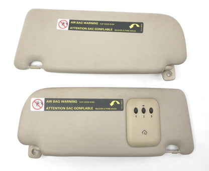 Sunvisor Sun Visor Set Homelink 96-01 Audi A4 B5 - Genuine - 8D0 857 552 / 551
