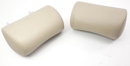 Rear Seat Head Rests Headrests 96-02 Audi A4 B5 - Beige Vinyl - Genuine