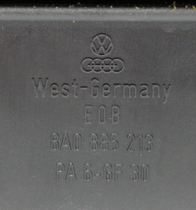 Rear Seat Ski Pass & Bag 96-02 Audi A4 S4 B5 - Genuine - 8A0 885 213