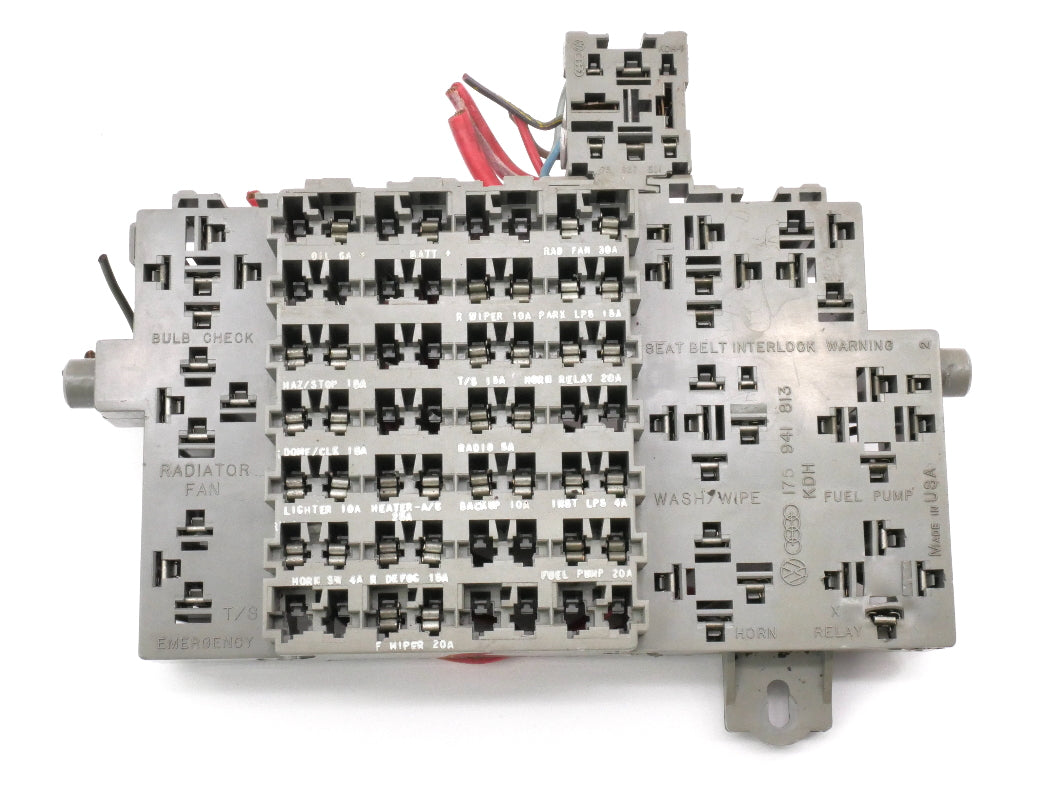 Dash Interior Fuse Box Relay Panel 81-84 VW Rabbit Pickup MK1 | 175 941 813 |