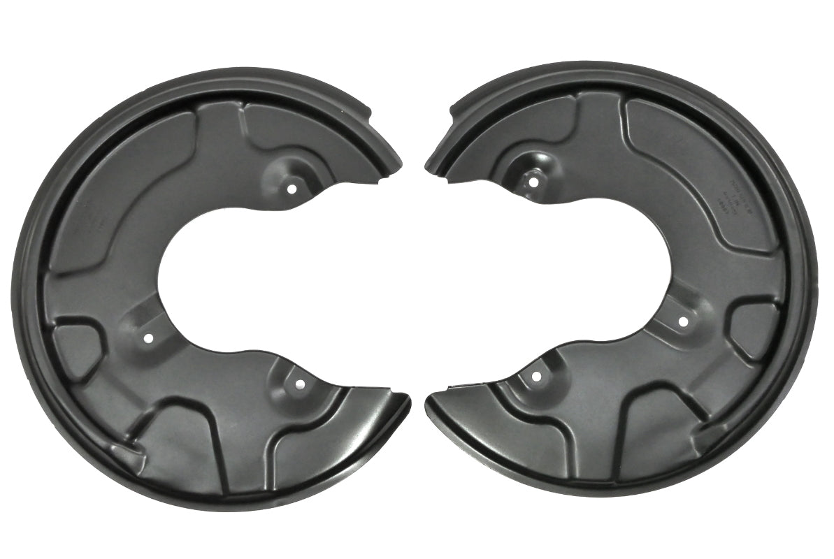 Rear Brake Dust Shield Set 02-05 Audi A4 B6 - Genuine - 8E0 615 612 K / 611 K