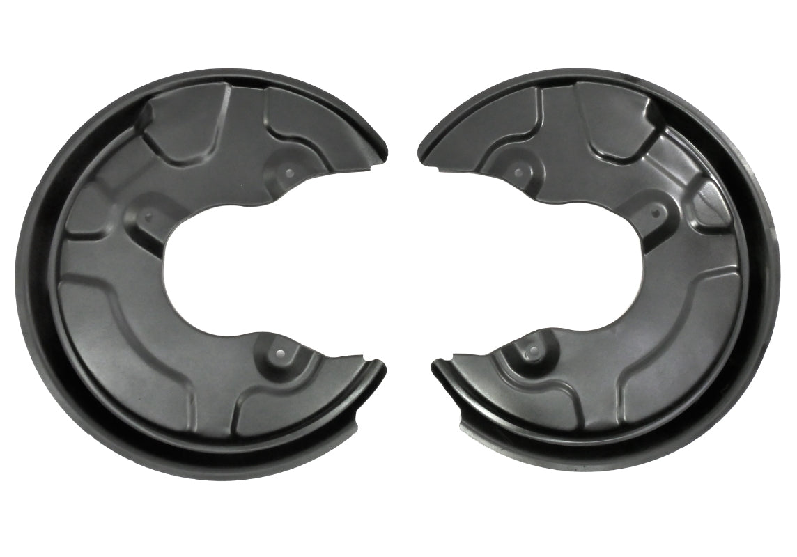 Rear Brake Dust Shield Set 02-05 Audi A4 B6 - Genuine - 8E0 615 612 K / 611 K