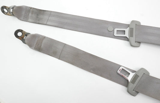Rear Seatbelt Seat Belt Set 99-05 VW Jetta Golf MK4 Grey - Genuine 1J5 857 805 E