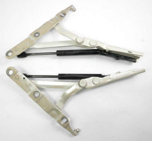 Trunk Deck Lid Hinges & Struts 88-95 Audi 80 90 CS Sedan - L0A9 Pearl White