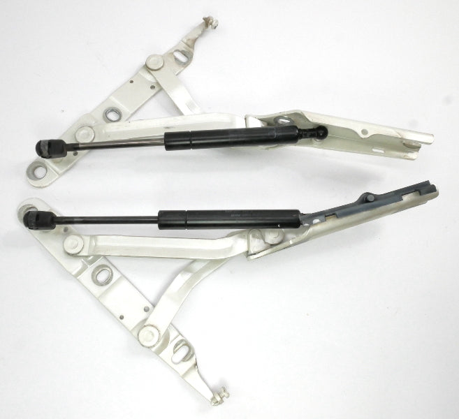 Trunk Deck Lid Hinges & Struts 88-95 Audi 80 90 CS Sedan - L0A9 Pearl White