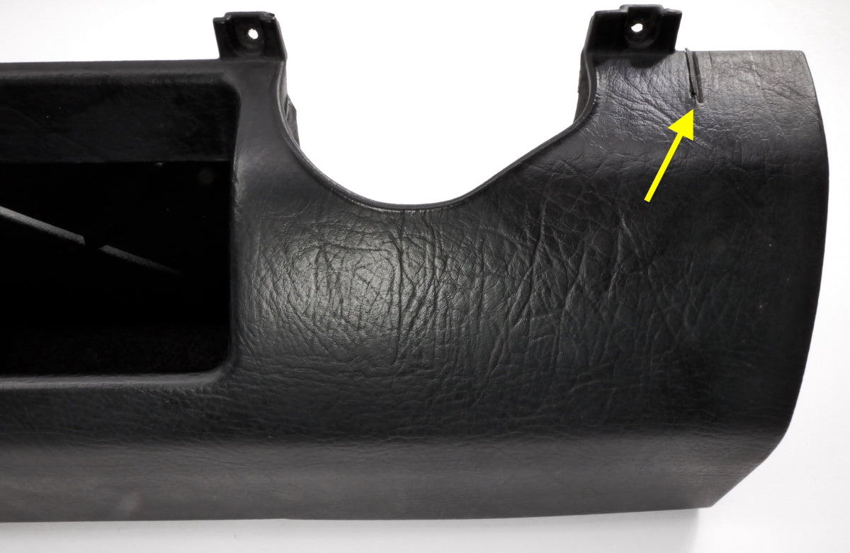 LH Interior Lower Dash Trim Panel Pocket 93-95 Audi 90 CS Genuine 811 857 921 F