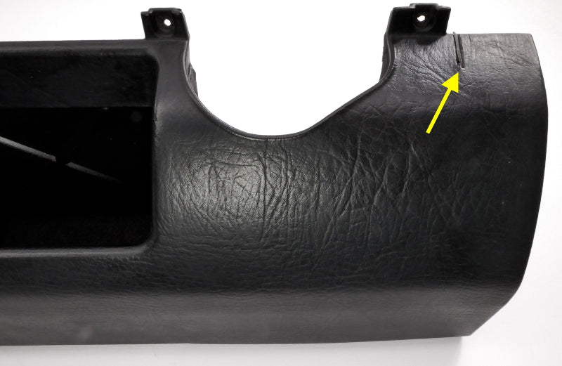 LH Interior Lower Dash Trim Panel Pocket 93-95 Audi 90 CS Genuine 811 857 921 F