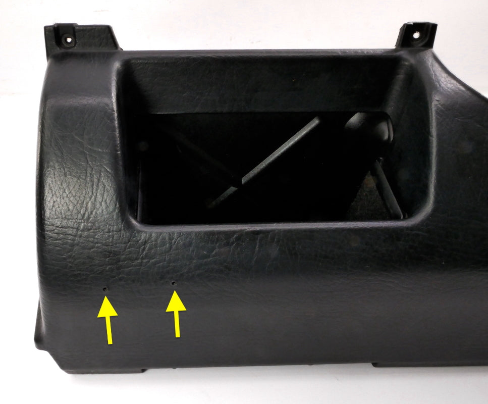 LH Interior Lower Dash Trim Panel Pocket 93-95 Audi 90 CS Genuine 811 857 921 F
