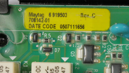 Maytag Dishwasher Quiet Series Control Board 6919503 Rev C - 708142-01