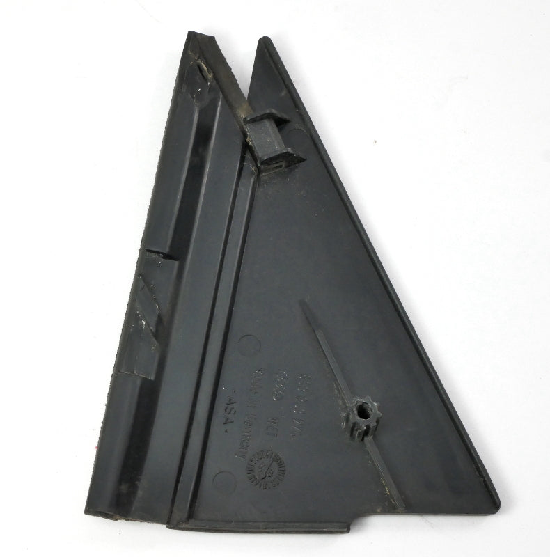RH Rear Door Window Corner Trim 88-95 Audi 80 90 CS - Genuine - 893 853 274