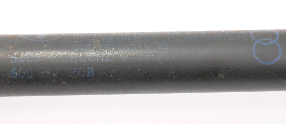 Hood Prop Holder Shock Strut 88-95 Audi 80 90 CS Cabriolet - 8G0 823 860 B