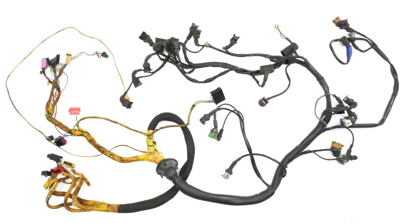 Engine Wiring Harness 1993 Audi 90 CS 2.8 V6 12v AAH SOHC