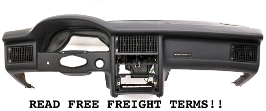 Black Dash Dashboard Shell 1993 Audi 90 CS Quattro - Genuine - 8A1 857 003 FTO