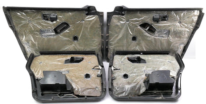 Black Door Panel Set 1993 Audi 90 CS Quattro - Genuine - 893 867 105 B / 106 B