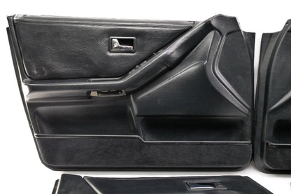 Black Door Panel Set 1993 Audi 90 CS Quattro - Genuine - 893 867 105 B / 106 B